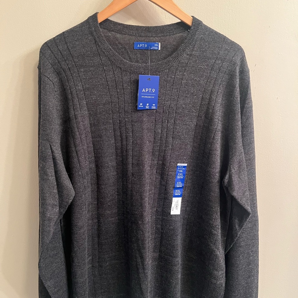 Apt. 9 Gray Crewneck Sweater
